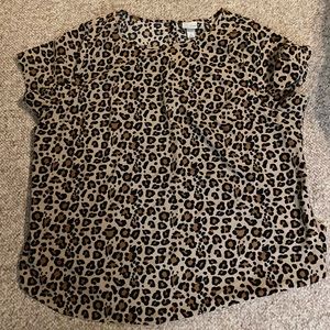 PLUS Size 3X Leopard Top